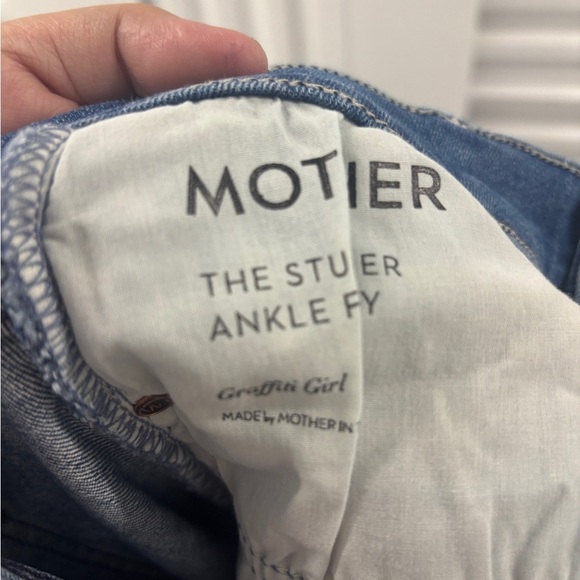 MOTHER Lil Midrise Dazzler Ankle Jeans Size 28 - Picture 4 of 11